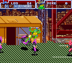 Teenage Mutant Ninja Turtles IV Turtles in Time screenshot 4 for Super Nintendo